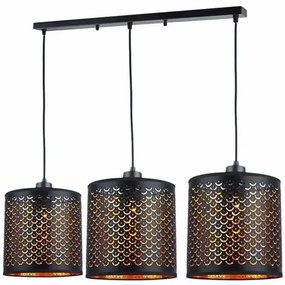 Potrójny metalowy żyrandol F5-H09