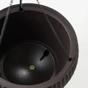 Keter Doniczka wisząca Sphere antracyt, śr. 35 cm