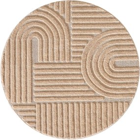 Jasnoróżowy okrągły dywan ø 160 cm Art 1121 – Ayyildiz Carpets