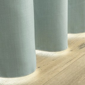 Zasłona zaciemniająca na taśmie marszczącej blackout strukturalny miętowy 140 x 280 cm 1 szt.