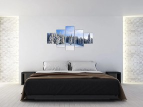 Obraz - Zima w lasach (125x70 cm)