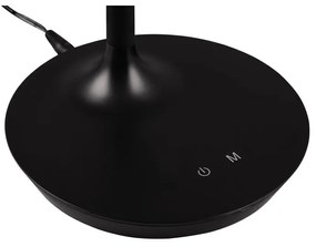 Czarna lampa stołowa LED (wys. 38 cm) Toro – Trio
