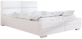 Tapicerowane łóżko z zagłówkiem 180x200 Erli 2X - 36 kolorów