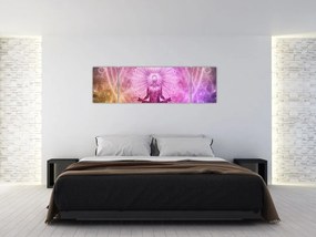 Obraz - aura medytacji (170x50 cm)