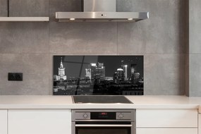 Panel Szklany Światła Warszawskiej Metropolii