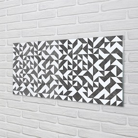 Panel szklany do Kuchni Abstrakcyjne Wielokąty