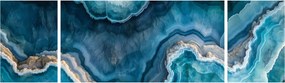 Obraz - Detal akwamarynu (170x50 cm)