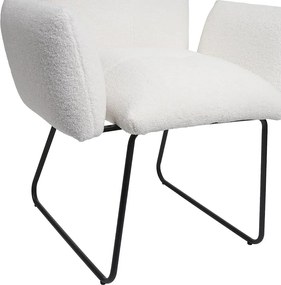 Krzesło do jadalni MCW-K34 (zestaw 2 sztuk),  biały