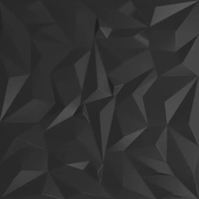 Zestaw 12 sztuk czarnych paneli ściennych F3-H41