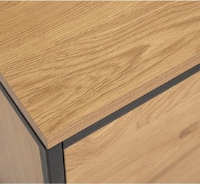 Komoda w dekorze dębu w naturalnym kolorze 104,5x80x45 cm Cesura – Unique Furniture