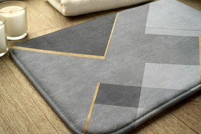 Dywanik łazienkowy antypoślizgowy Dywanik łazienkowy antypoślizgowy Geometryczne wzory