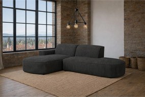 Narożnik Cursal Atelier, tkanina Poso, Szary, Lewy