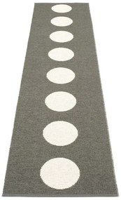 Ciemnoszary chodnik odpowiedni na zewnątrz 70x300 cm Vera Charcoal – Pappelina