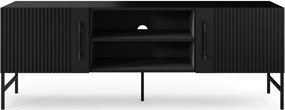 Stolik RTV RAFTT 152x55 cm, czarny