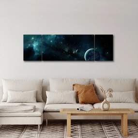 Obraz - Życie w kosmosie (170x50 cm)