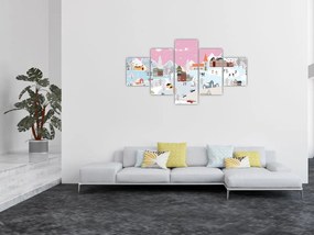 Obraz - Magiczna zima (125x70 cm)