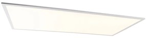 Stalowy Plafon / Lampy sufitowe 120 cm z wbudowanym LED z pilotem - Liv Nowoczesny Oswietlenie wewnetrzne