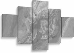 Obraz - Marmur w czerni i bieli (125x70 cm)