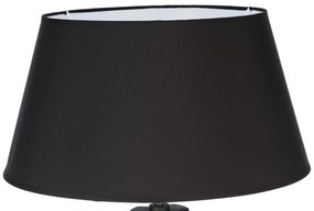 Drewniana lampa podłogowa, stojąca z abażurem RUNO, wys. 145 cm