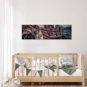 Obraz - Wojownik wikingów (170x50 cm)
