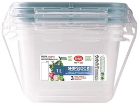 Pojemniki na żywność 3 szt. Snipslock – Snips