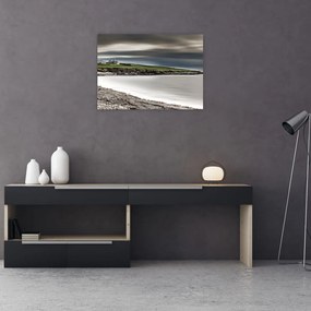 Obraz jeziora o zmierzchu (70x50 cm)
