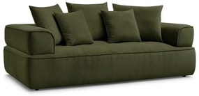 Zielona sofa z tkaniny szenilowej 237 cm Whesley – Bobochic Paris