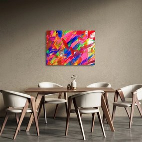 Obraz na szkle - Kolorowa abstrakcja (70x50 cm)