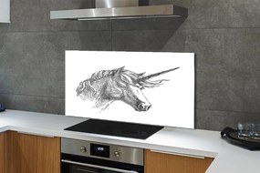 Panel nad Blat Kuchenny Jednorożec w Stylu Kreskówkowym