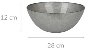 Misa dekoracyjna, szklana, Ø 28 cm