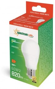 Żarówka LED Biały Ciepły E27 230V 9W WOJ+14610