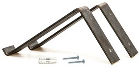 Półka Lam002 Black and Walnut