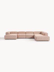 Sofa modułowa z mieszanki lnu Lennon