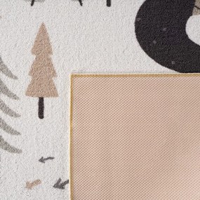 Dywan dziecięcy Coco Tipi Leśna Przygoda kremowy 80 cm x 150 cm
