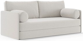 Gładka sofa rozkładana z poduszkami - 32 kolory A1-T64
