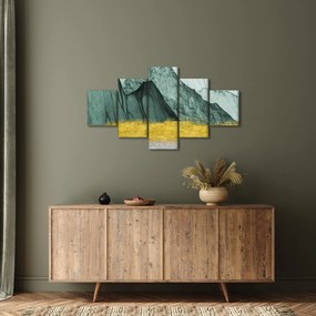 Obraz - Emerald Mountains N⁰2 (125x70 cm)