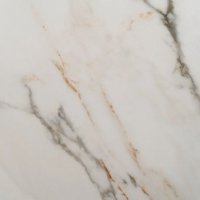 Rozkładany stół z dodatkowym blatem w dekorze marmuru 90x180 cm Rocía – Ixia