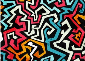 Obraz abstrakcji graficznej (70x50 cm)