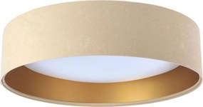 Lampa sufitowa LED GALAXY LED/24W/230V beżowa/złota