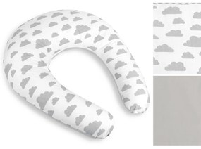 Bellatex Poduszka do karmienia piersią Cloudsszara, 180 cm