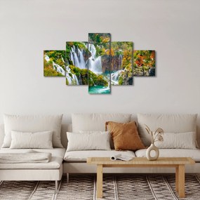 Obraz - Park Narodowy Jezior Plitwickich (125x70 cm)