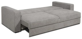 Szara sofa rozkładana 238 cm Resmo – Scandic