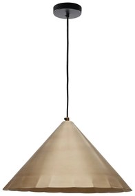 Lampa wisząca w kolorze mosiądzu z metalowym kloszem ø 46 cm Parlava – Kave Home