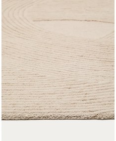Kremowy wełniany dywan tkany ręcznie 200x300 cm Domm – Kave Home