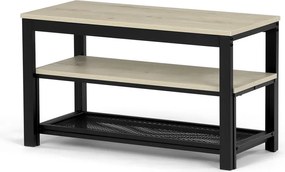 Półka na buty, zestaw 2 szt., dąb Sonoma