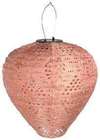 Różowy zewnętrzny lampion solarny LED (wysokość 30 cm) Greatham – House Nordic