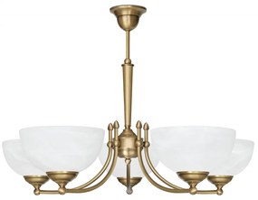 Niski złoty żyrandol do salonu Y-S5AC