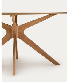 Stół z blatem w dekorze dębu 110x180 cm Naanim – Kave Home