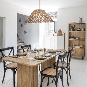 Regał na książki COLVA, efekt drewna dębowego, 80 x 39,8 x 179,6 cm