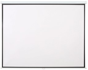 HOMCOM Ekran projekcyjny 203 x 152 cm 254 cm 4:3/ 16:9 Ręczny do kina domowego